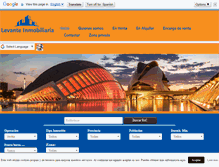 Tablet Screenshot of levanteinmobiliaria.com